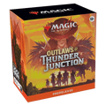 Prerelease kit box art featuring colorful fantasy creatures and a lightning-split western town scene