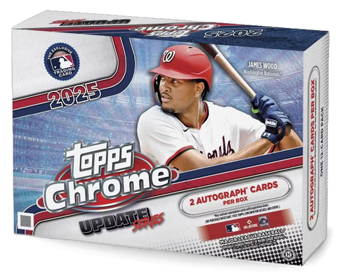 2025 Topps Chrome Update Series Baseball Hobby Delight Box