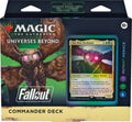 Boxed collectible card game commander deck with post‑apocalyptic mutant artwork and bold title text