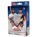 2026 Topps Series 2 baseball hanger box with card pack artwork and hobby packaging on white background