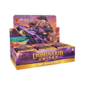 Opened set booster box of Magic: The Gathering cards with colorful card artwork fanned out on a table