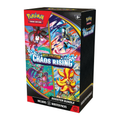 Booster pack bundle fanned out showing colorful fantasy card art and sealed foil packs on a dark tabletop