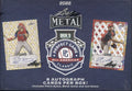 Hobby box of 2022 Leaf Metal Perfect Game All‑American Classic baseball cards with glossy team image on front