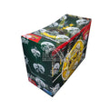 Display box set featuring Lucario EX and Ampharos EX trading cards with collectible ex battle deck packaging