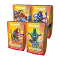Collector Commander deck box featuring Marvel Super Heroes art with bold character illustrations and logo